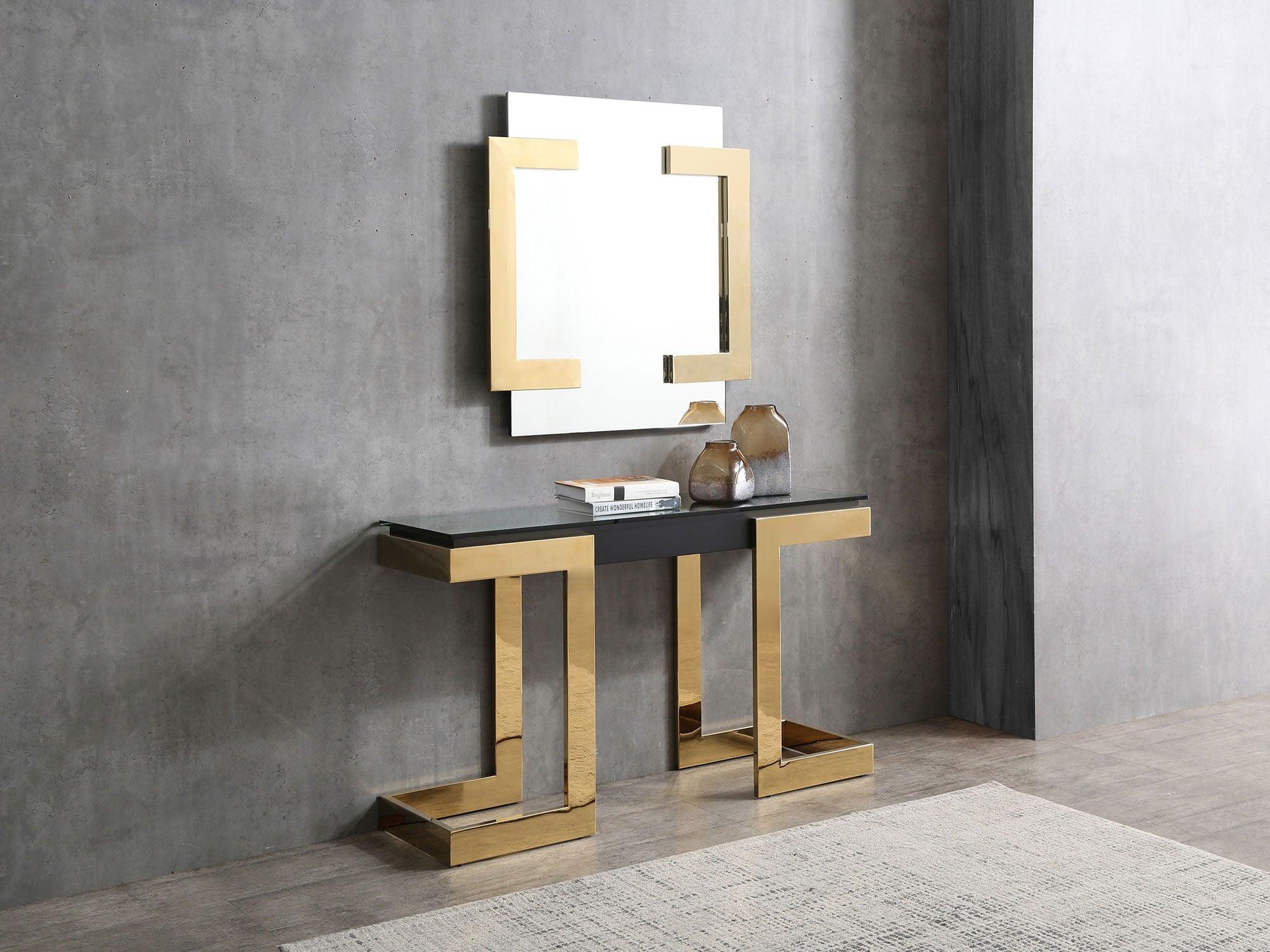 Zen Gold Console - Euro Living Furniture