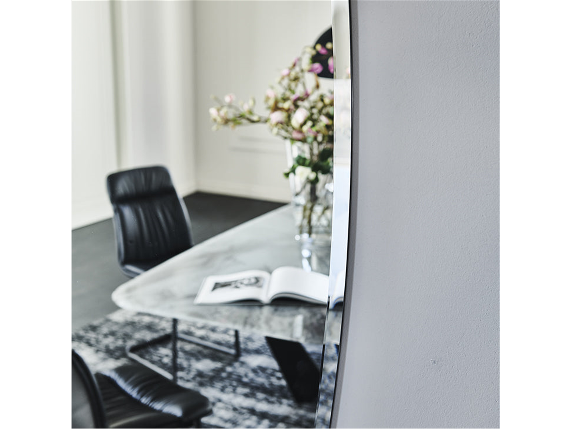 Skorpio Crystalart Dining table - 118"W - Euro Living Furniture