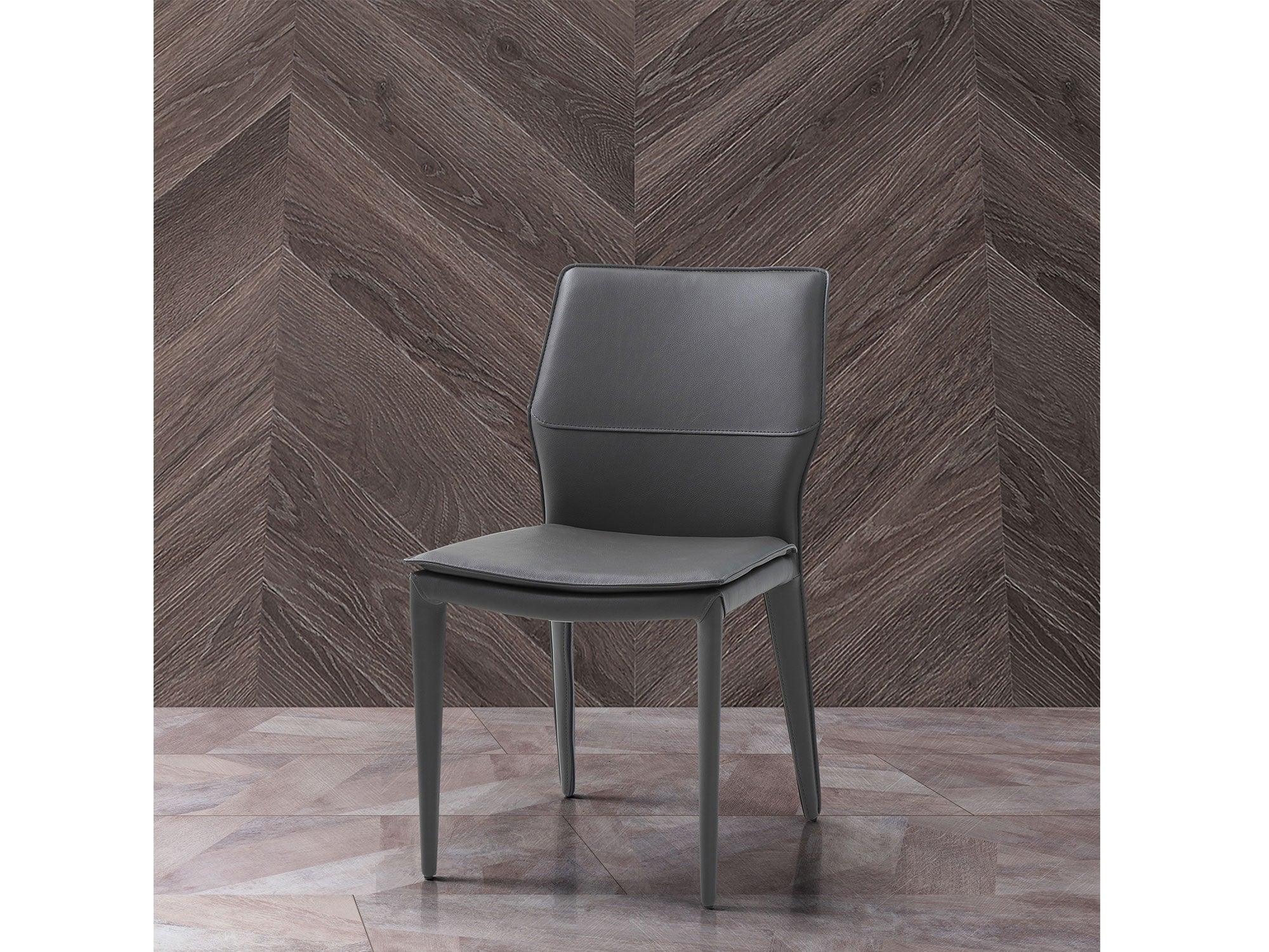 Miriam Dark Grey Dining Chair - Euro Living Furniture