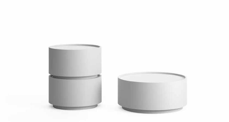 Dedalo Nightstand - Euro Living Furniture