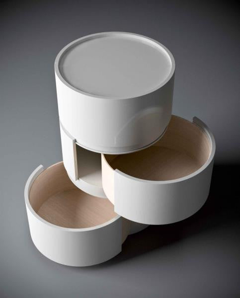 Dedalo Nightstand - Euro Living Furniture