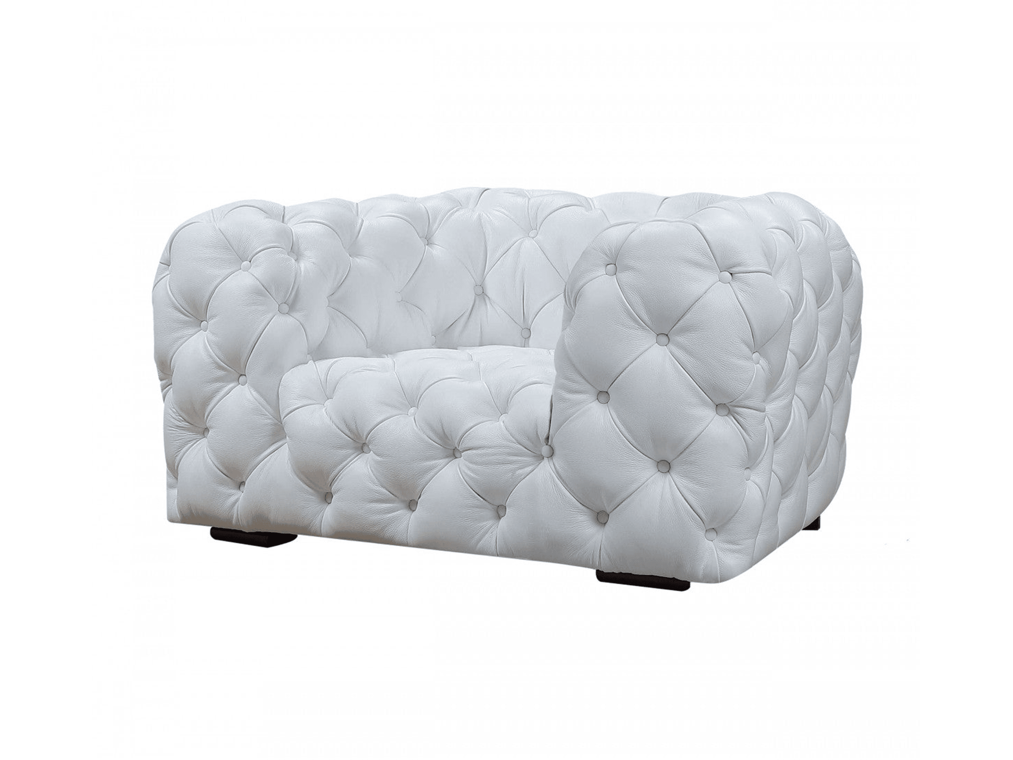 Glam Chair in Italian Leather - Euro Living Furniture