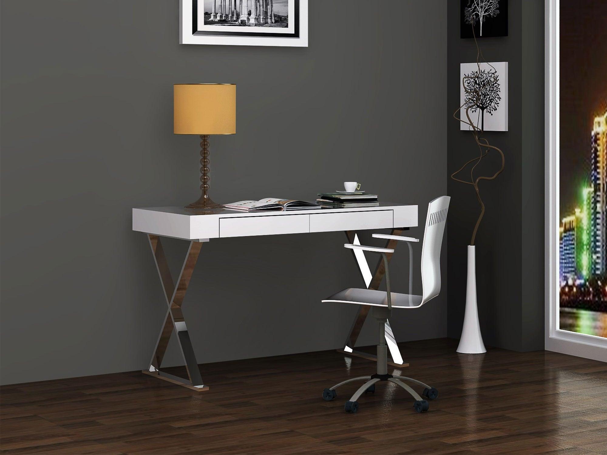 Emery Desk Large - Euro Living Furniture