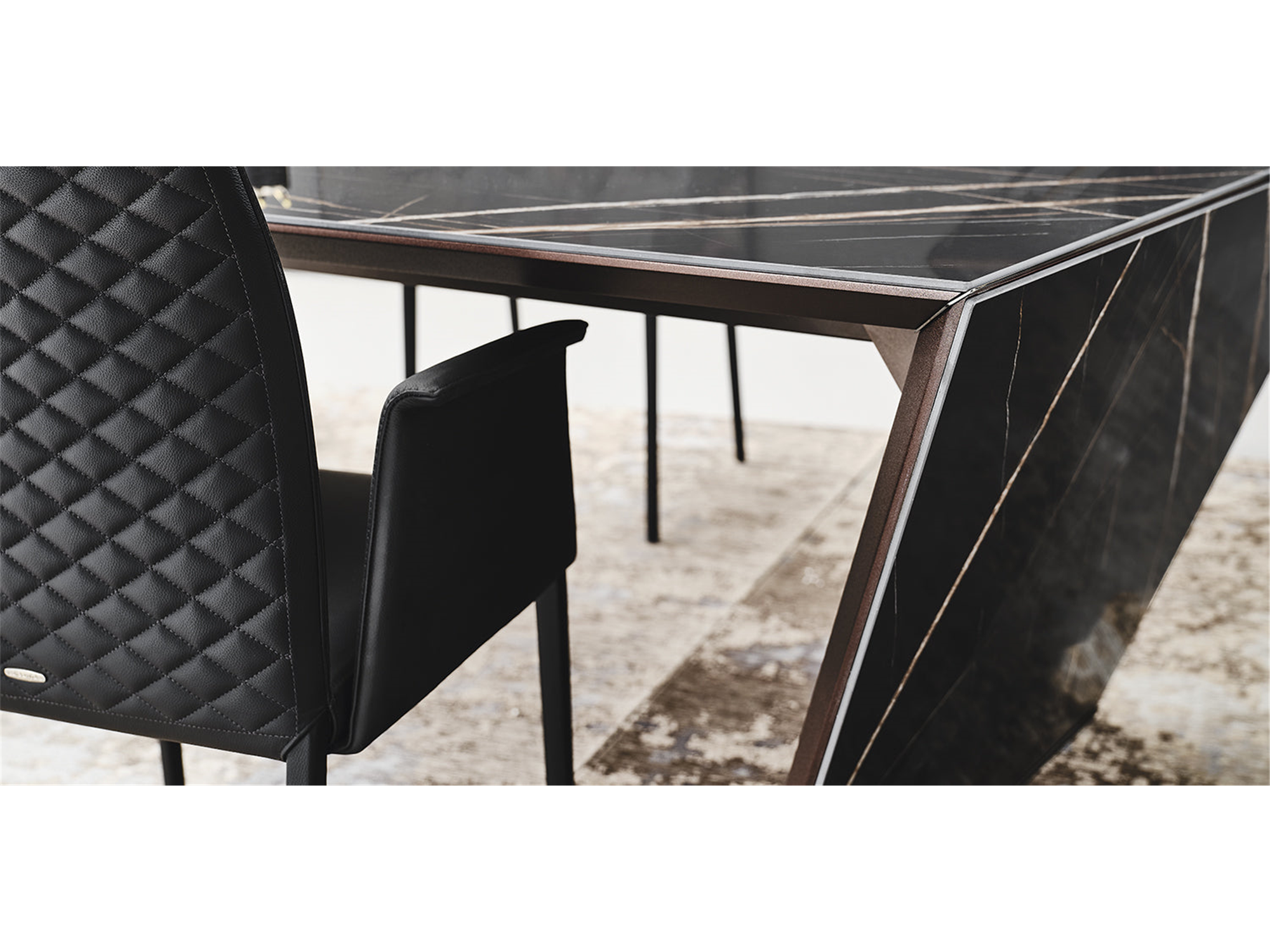 Nasdaq Keramik Desk - Euro Living Furniture