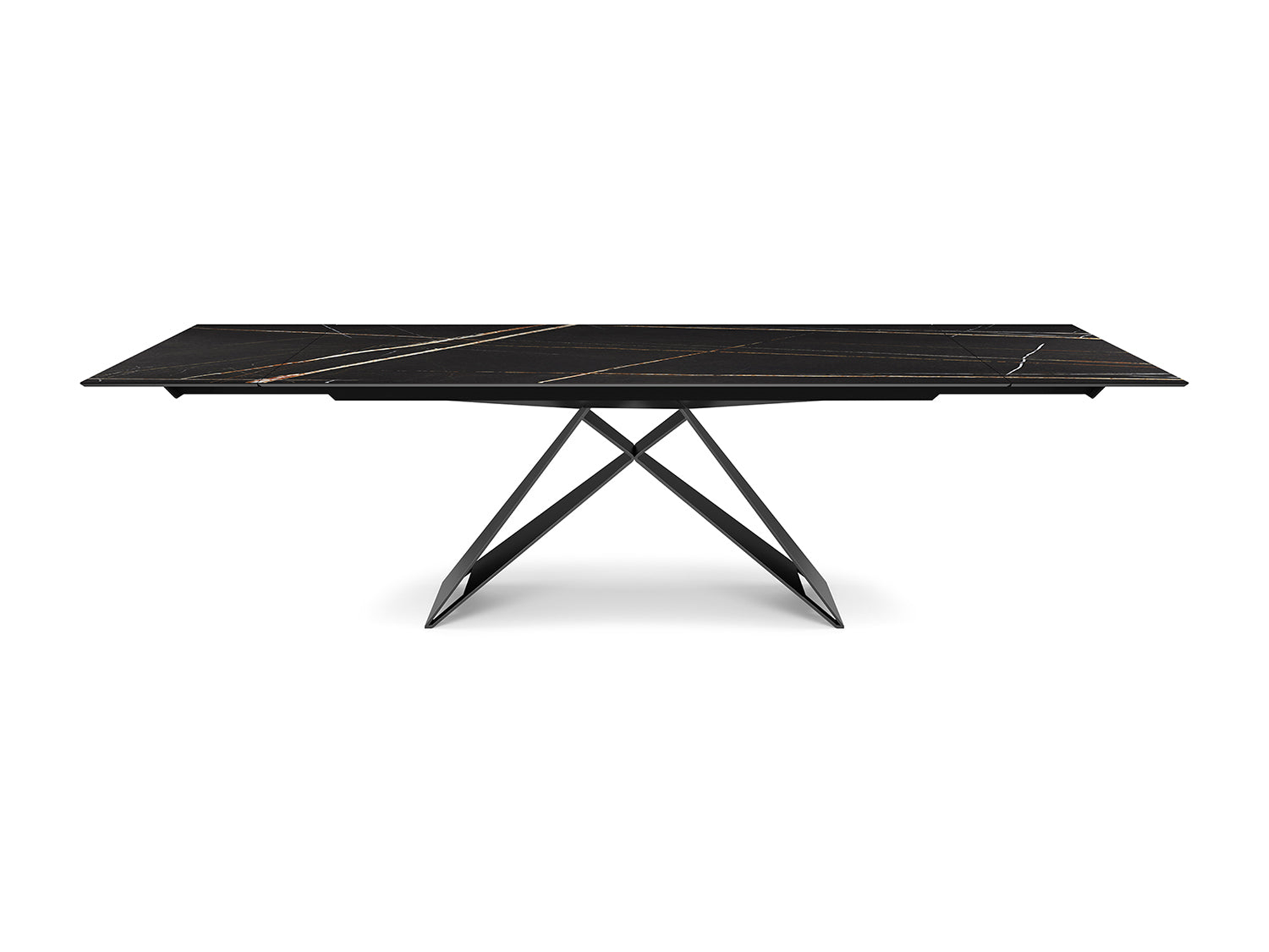Premier Keramik Drive Dining Table - 78"W - Euro Living Furniture