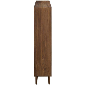 Trent Bookcase in Walnut - Euro Living Furniture