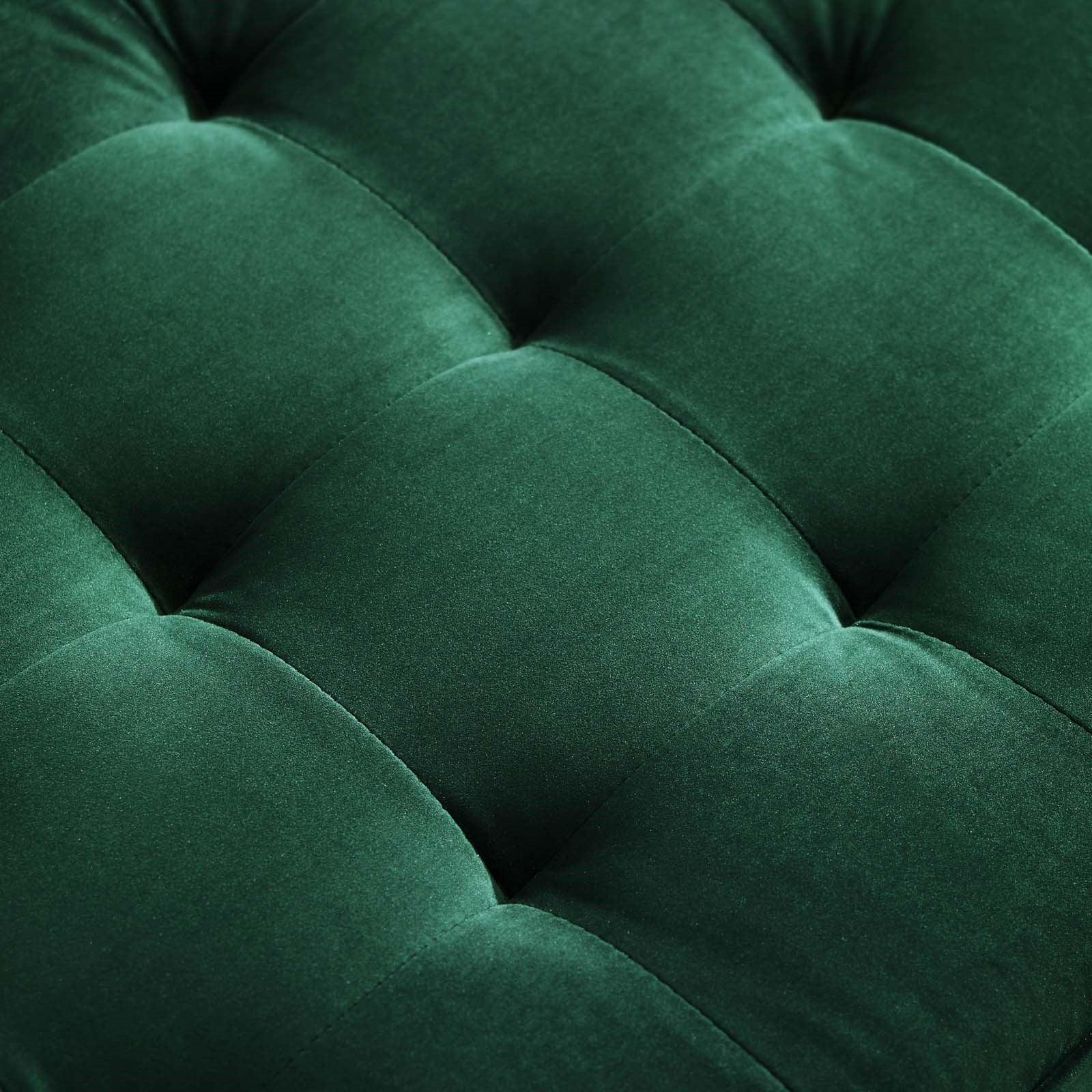 Valerie Velvet Sofa in Green - Euro Living Furniture