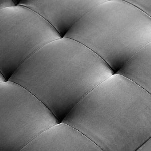 Valerie Velvet Sofa in Gray - Euro Living Furniture