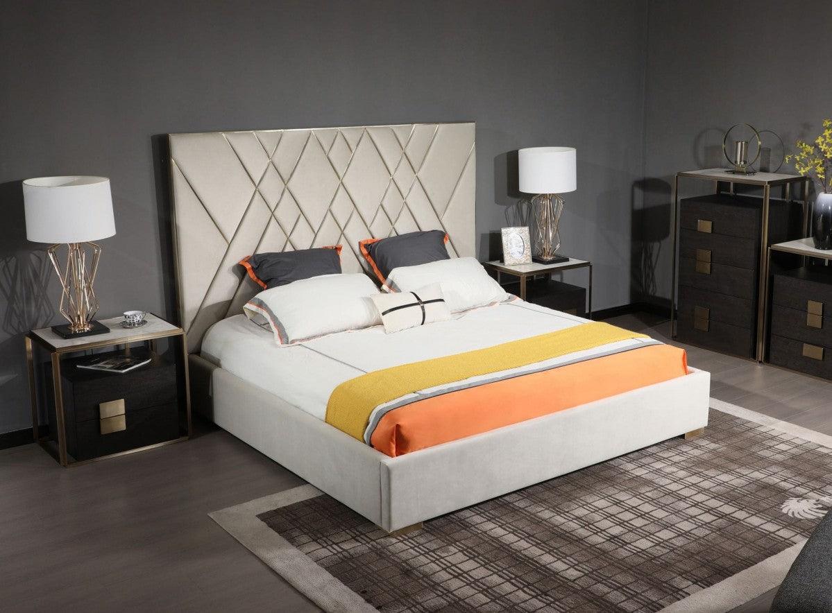 Elda King Bed - Euro Living Furniture