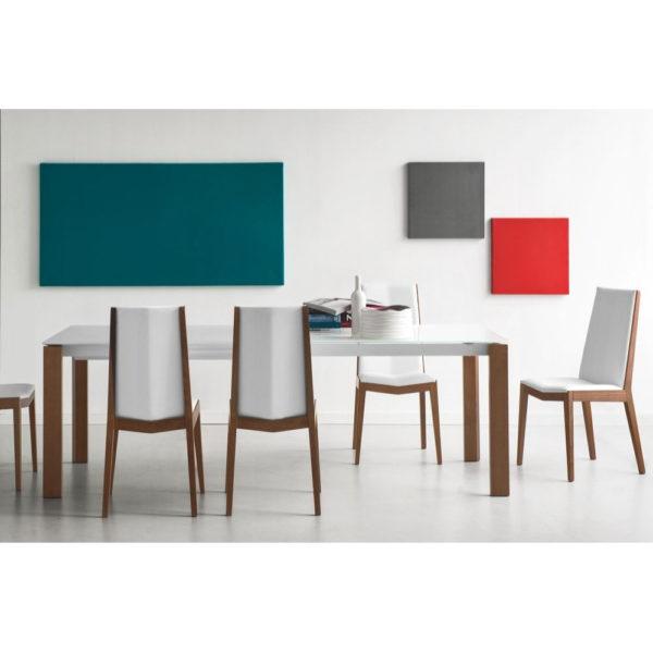 Eminence Extendable Dining Table 63" - 82" - Euro Living Furniture