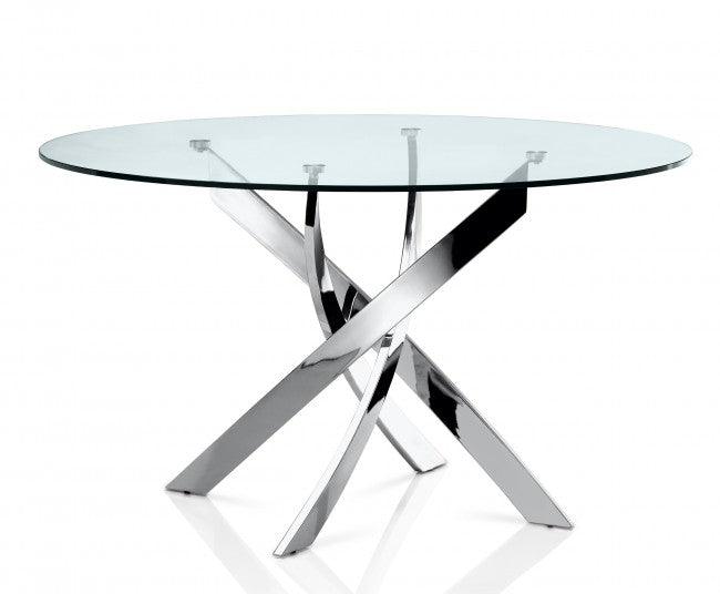 Fabiano 51" Round Dining Table - Euro Living Furniture