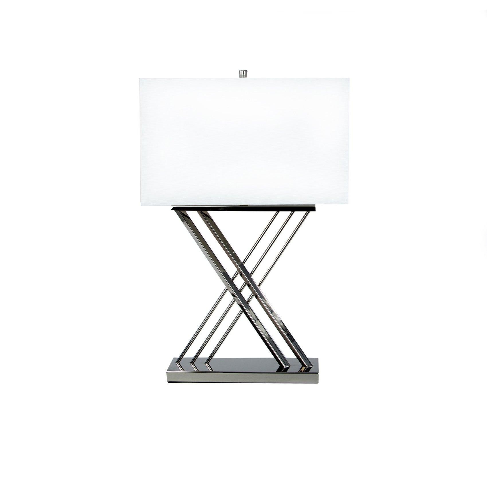 PAX CHROME - TABLE LAMP - Euro Living Furniture