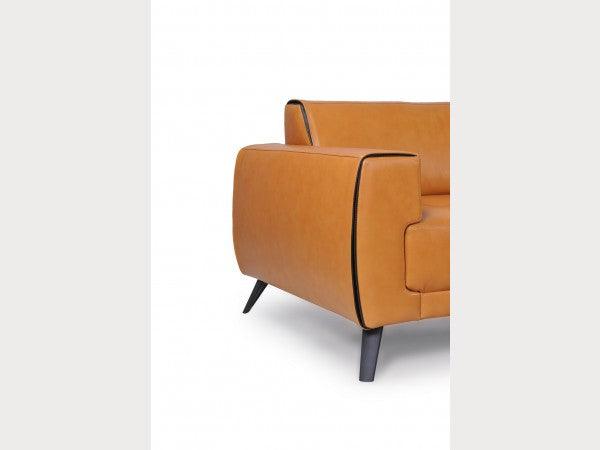 Logan Leather Sofa Sectional - Euro Living Furniture