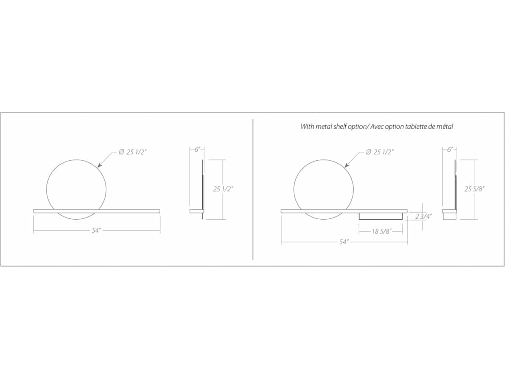 Electra Mirror - Euro Living Furniture