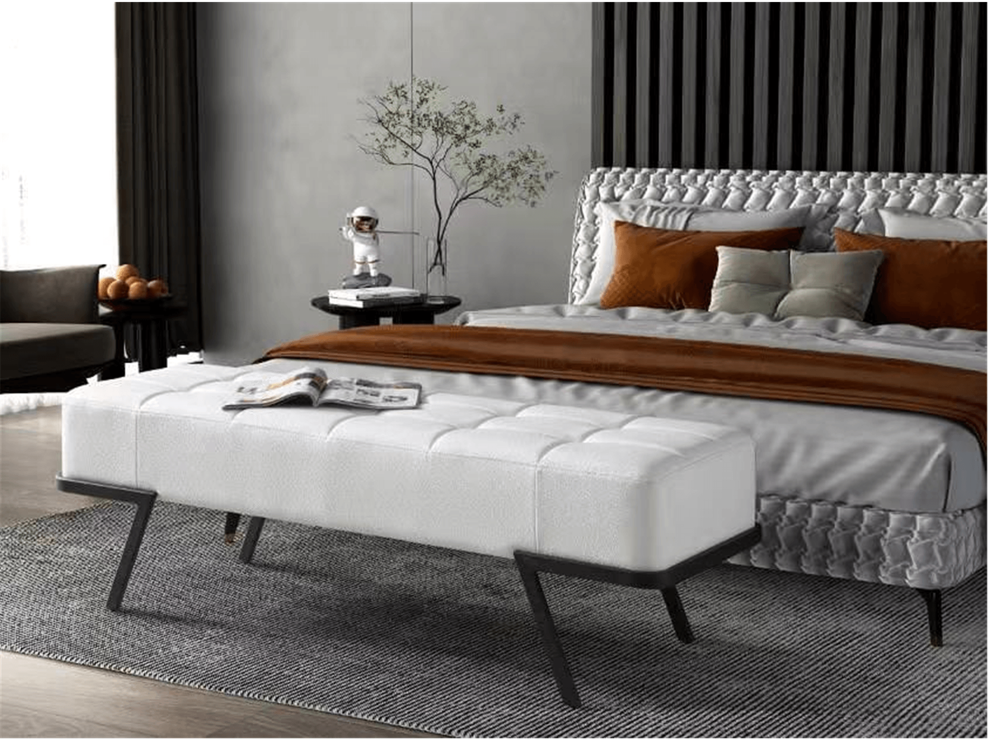 Andrina Bench - Euro Living Furniture