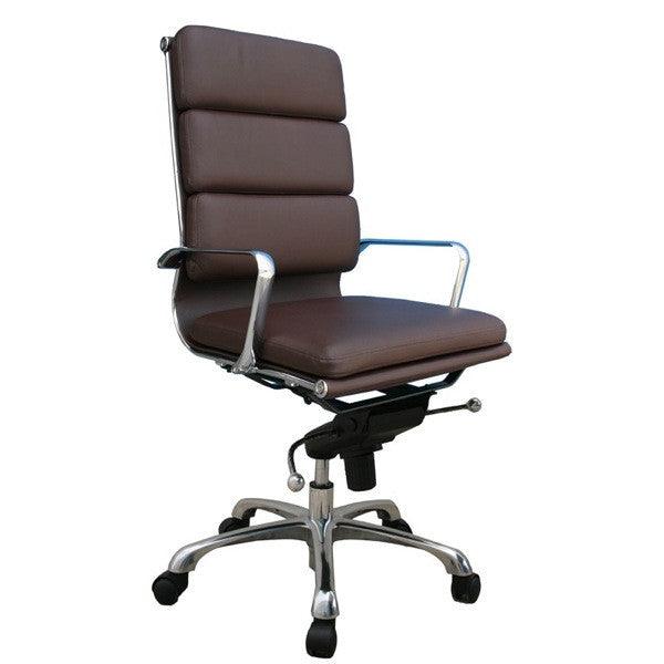 Plush High Back Office Chair - Euro Living Furniture