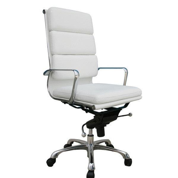 Piper Black High Back Office Chair - Euro Living Furniture