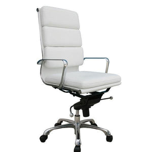 Plush High Back Office Chair - Euro Living Furniture