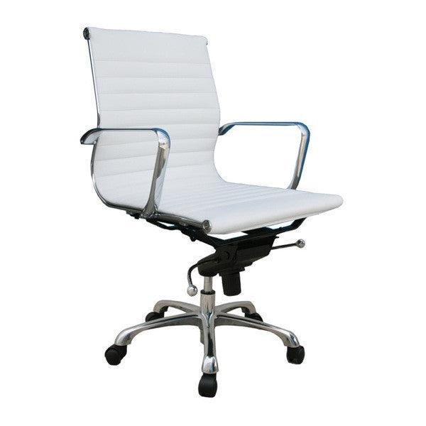 Carly Black Low Back Office Chair - Euro Living Furniture
