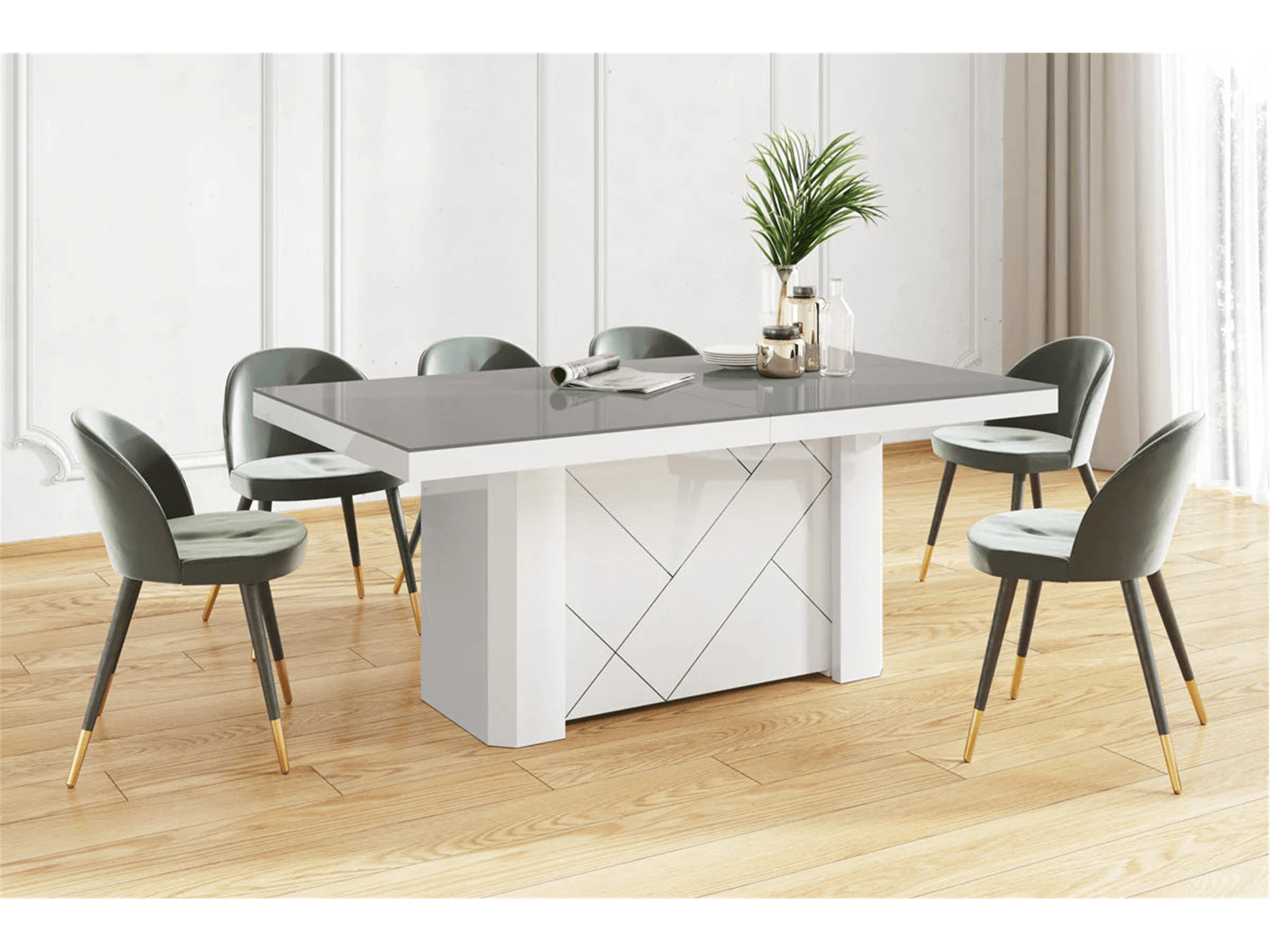 Kol Dining Table - Euro Living Furniture