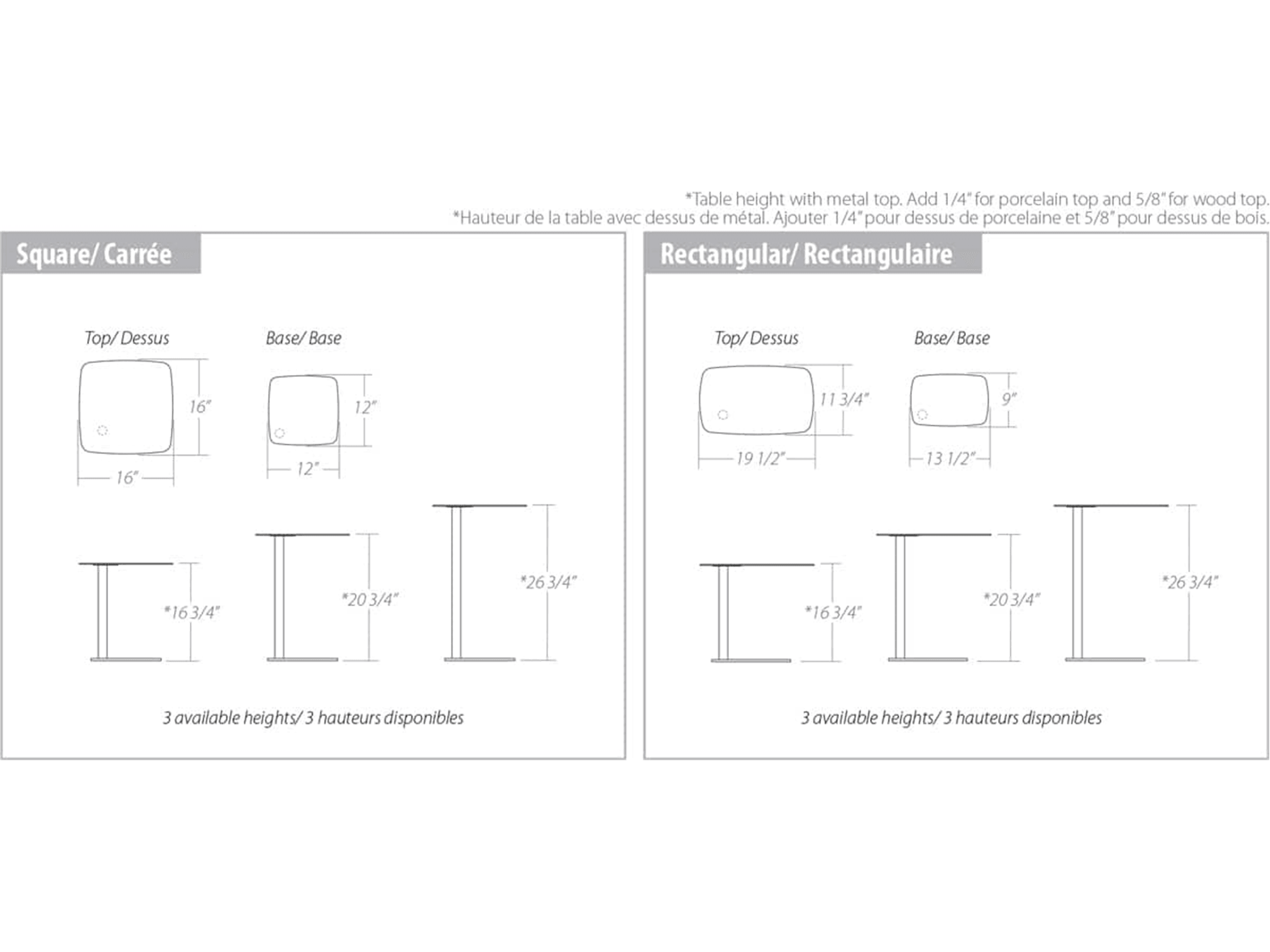 Picollo Table - Euro Living Furniture