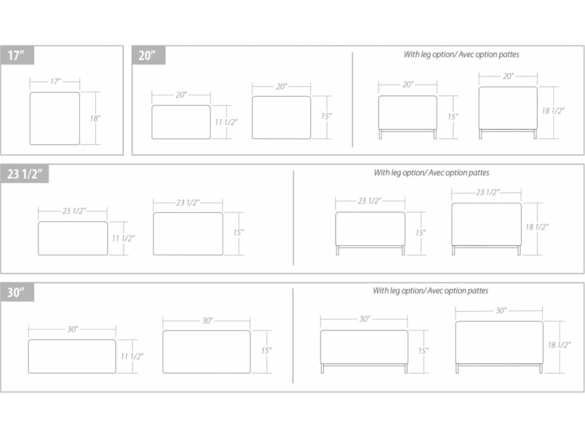 Vonda Ottoman - Euro Living Furniture