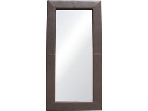 Lucy Upholstered Floor Mirror - Euro Living Furniture