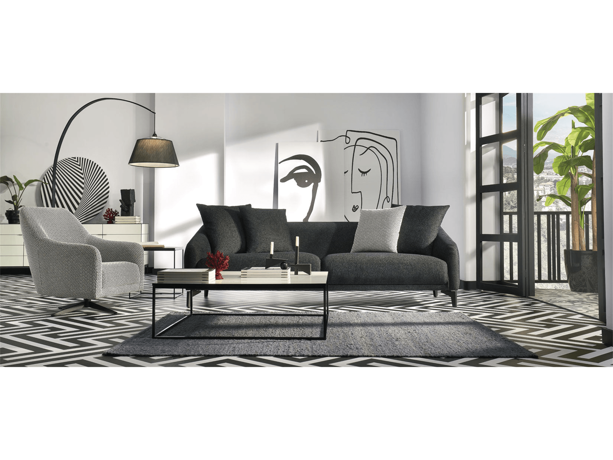 Mason Living Room Collection - Euro Living Furniture
