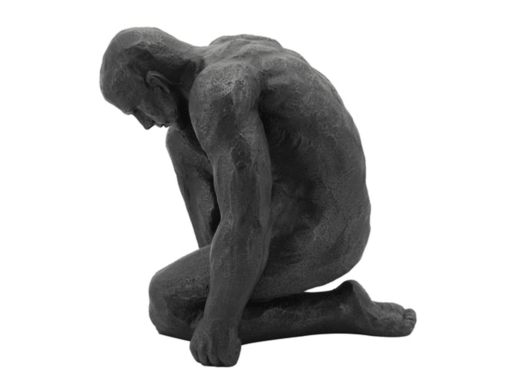 The Kneeling Man Sculpture - Euro Living Furniture