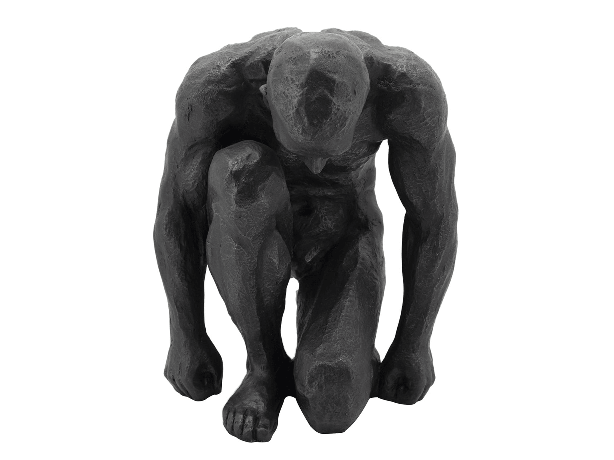 The Kneeling Man Sculpture - Euro Living Furniture