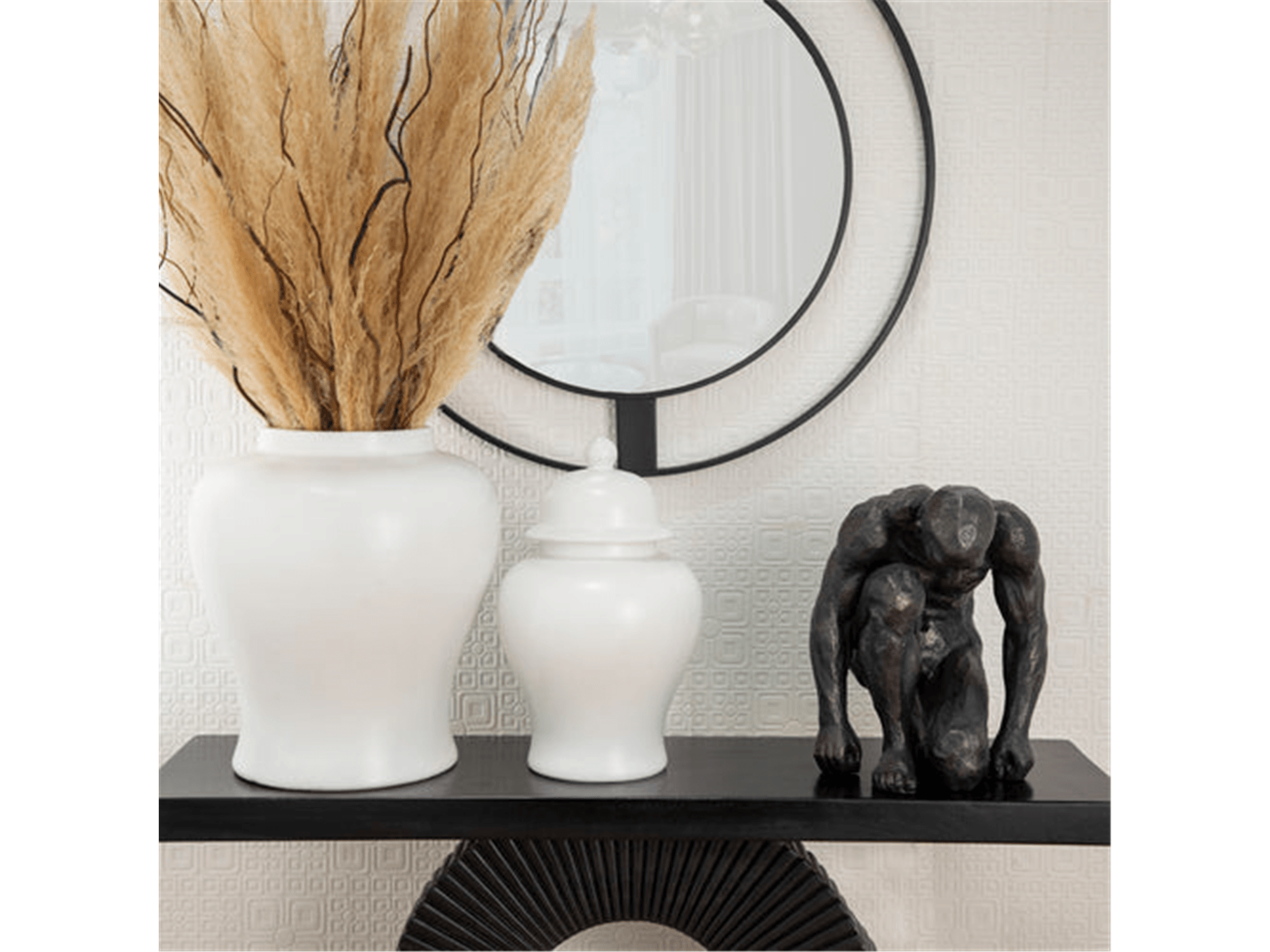 The Kneeling Man Sculpture - Euro Living Furniture