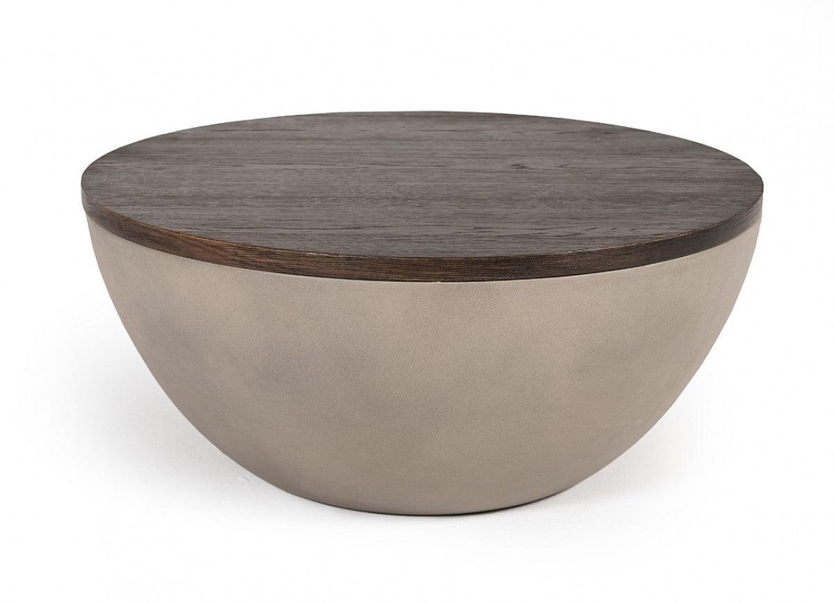 Half Drum Coffee Table - Euro Living Furniture