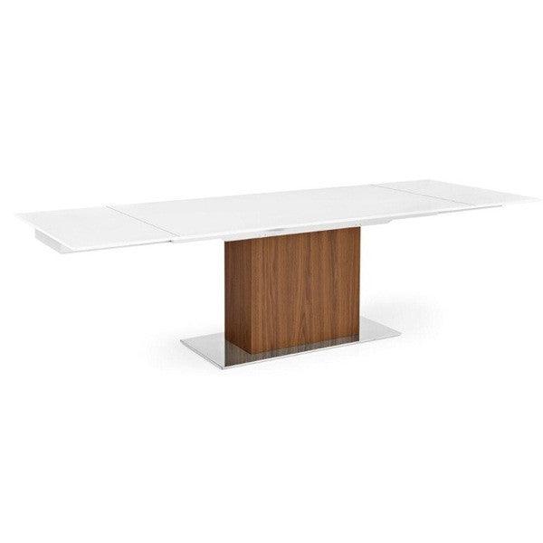 Park Glass Extendable Glass Table - Euro Living Furniture