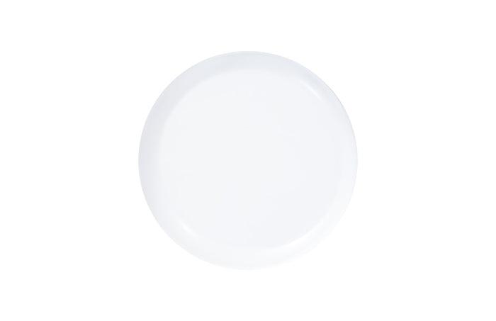 Grotto Side Table Pearl White and Silver Leaf - Euro Living Furniture