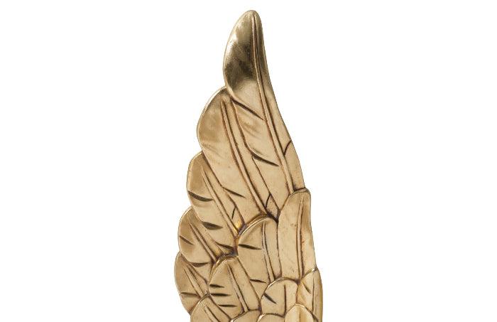 Gold Leaf Wing Table Top Accent Set Of 2 - Euro Living Furniture