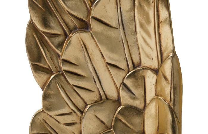 Gold Leaf Wing Table Top Accent Set Of 2 - Euro Living Furniture