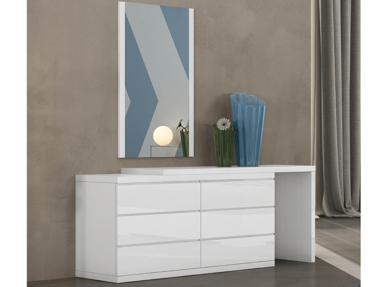 Anna Double Dresser - Euro Living Furniture