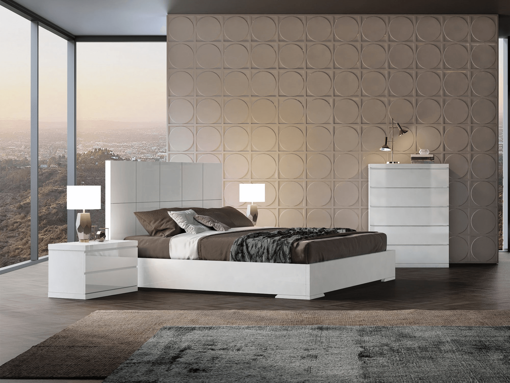 Anna Nightstand - Euro Living Furniture