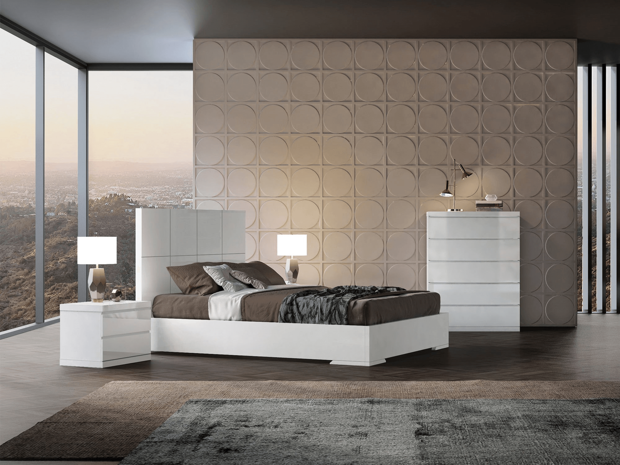 Anna Nightstand - Euro Living Furniture