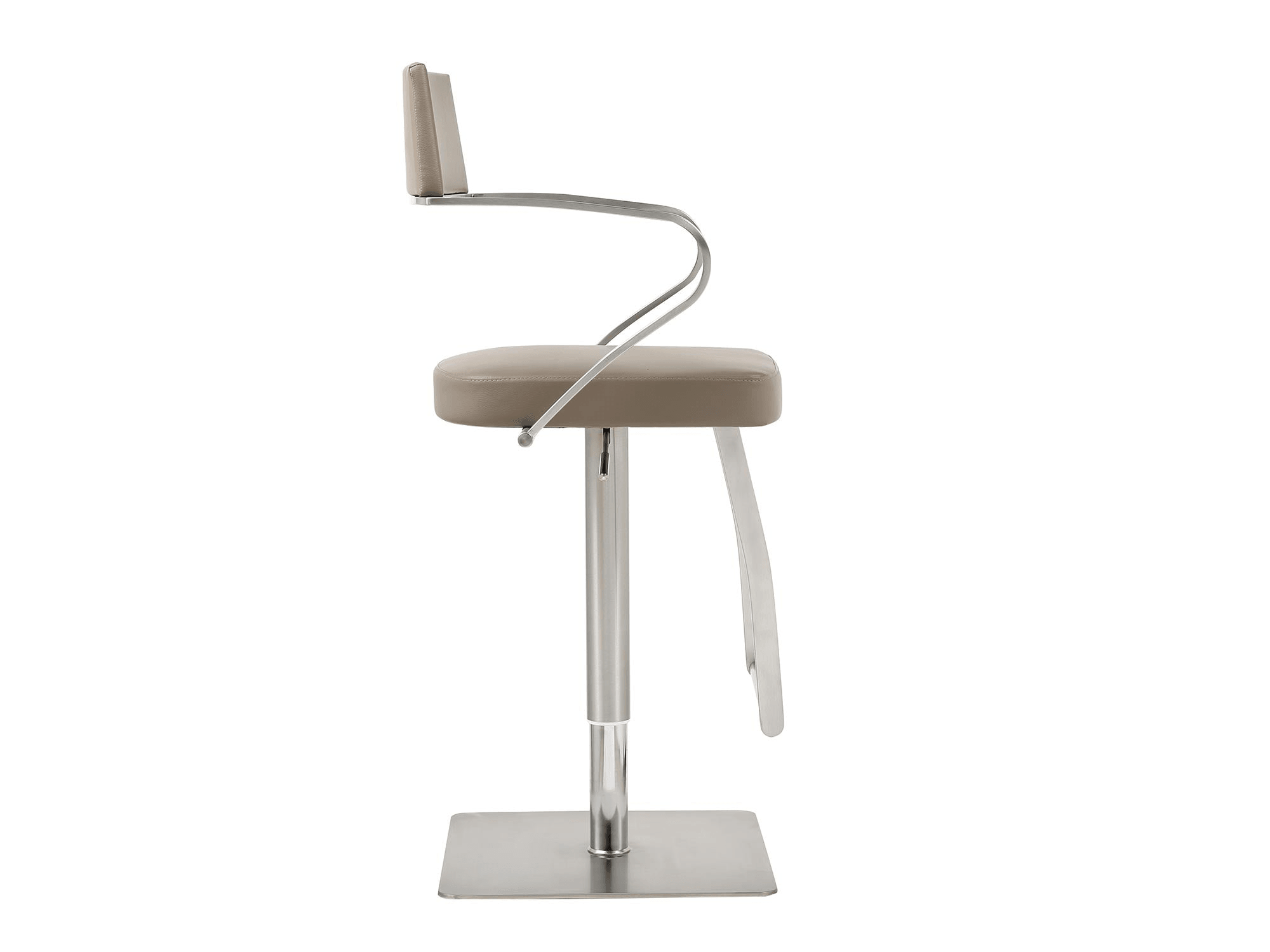Zuri Barstool Taupe - Euro Living Furniture