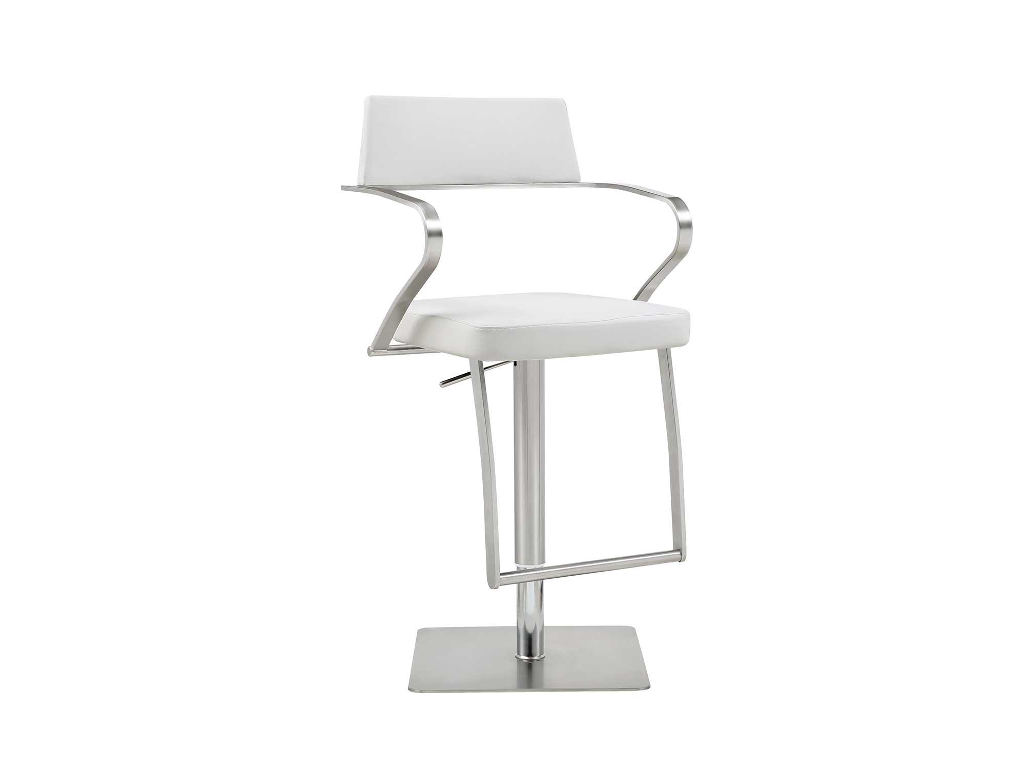 Zuri Barstool White - Euro Living Furniture