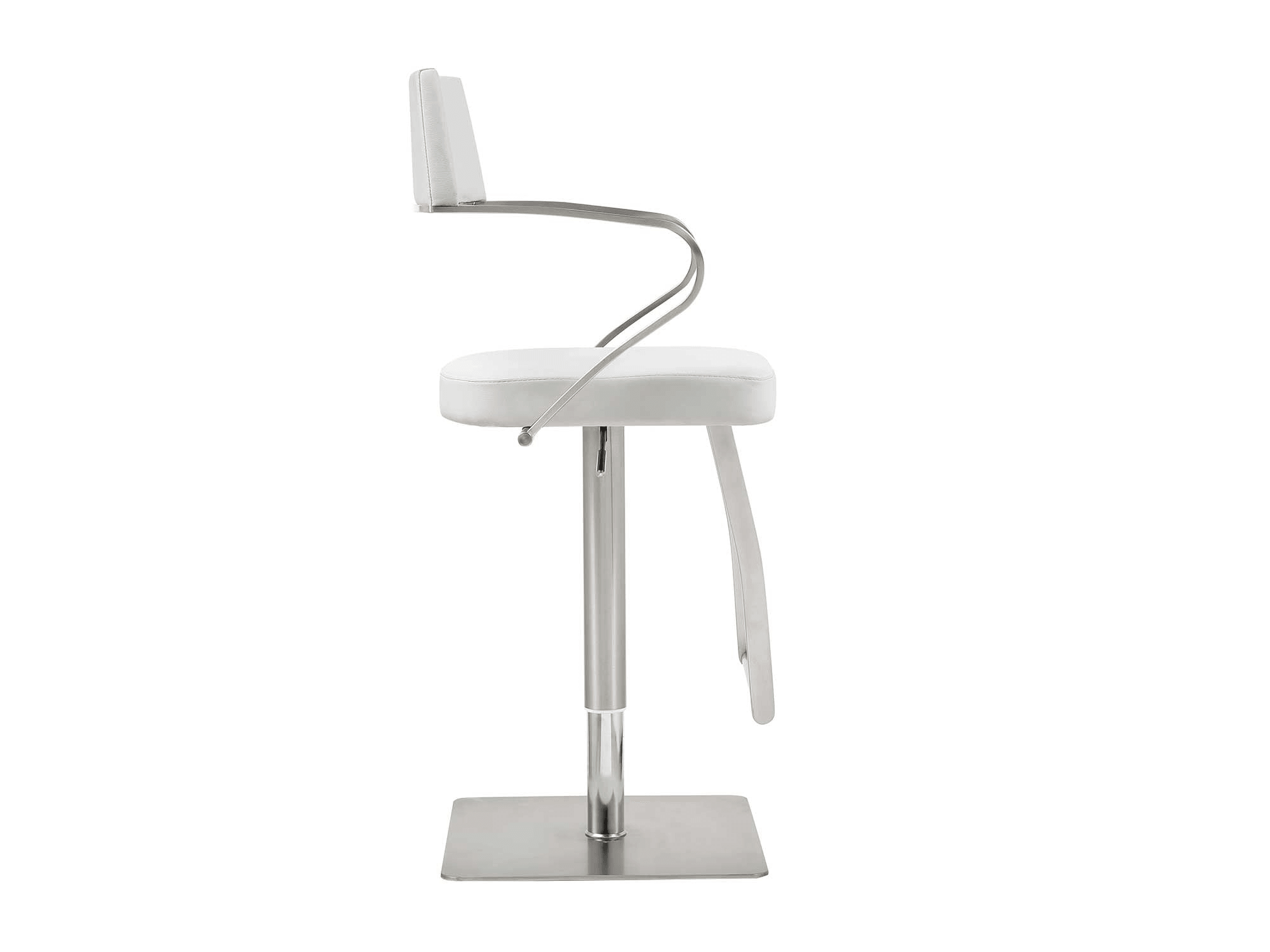 Zuri Barstool White - Euro Living Furniture