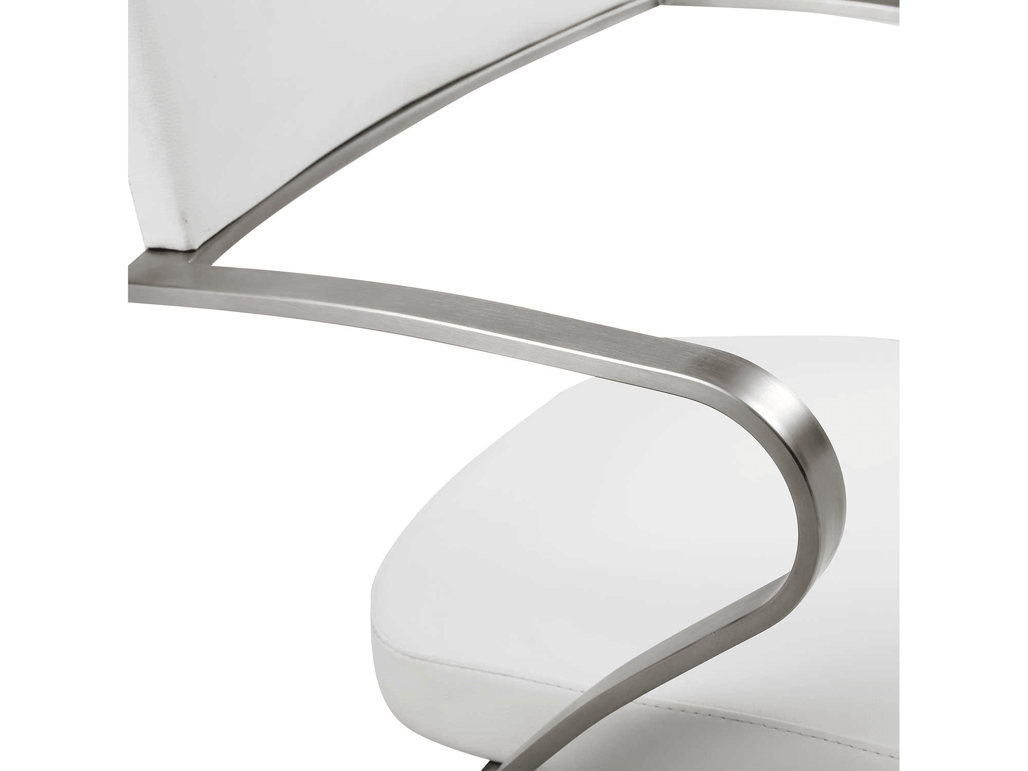 Zuri Barstool White - Euro Living Furniture