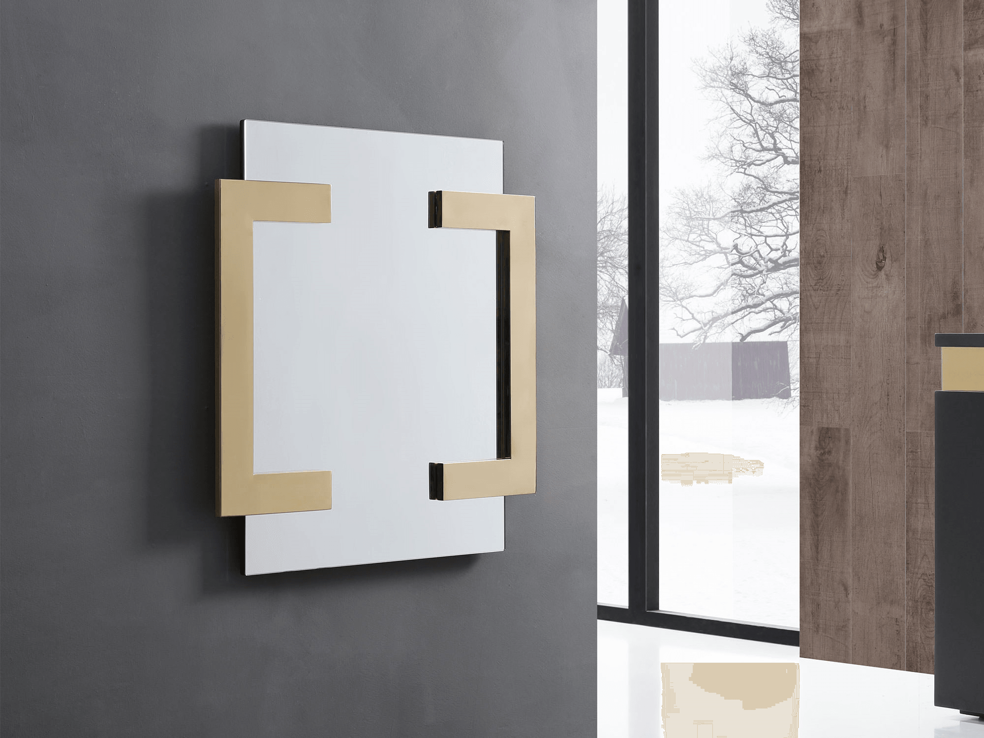 Lorelai Square Mirror - Euro Living Furniture