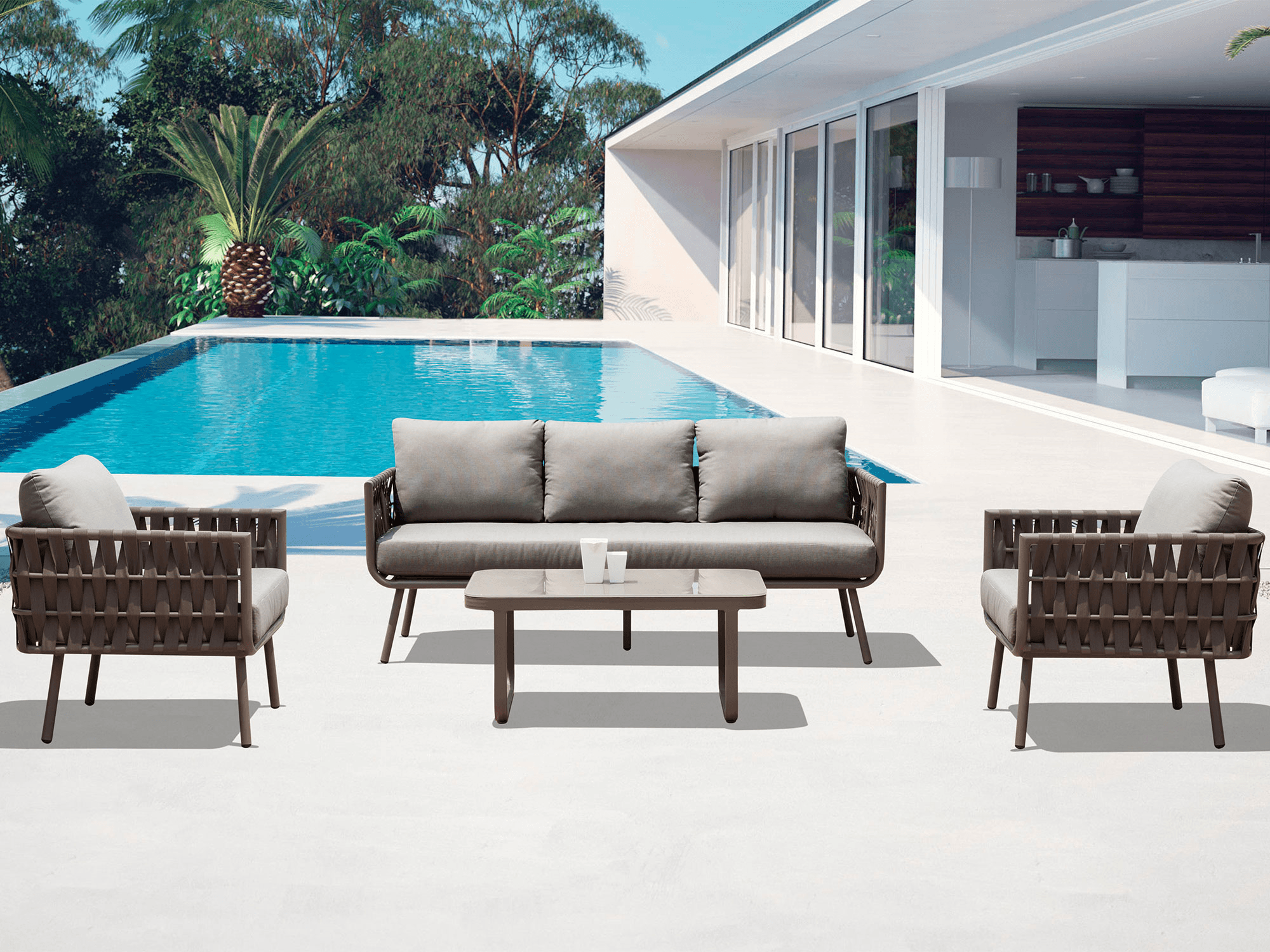 Sinjin Outdoor Set - Euro Living Furniture