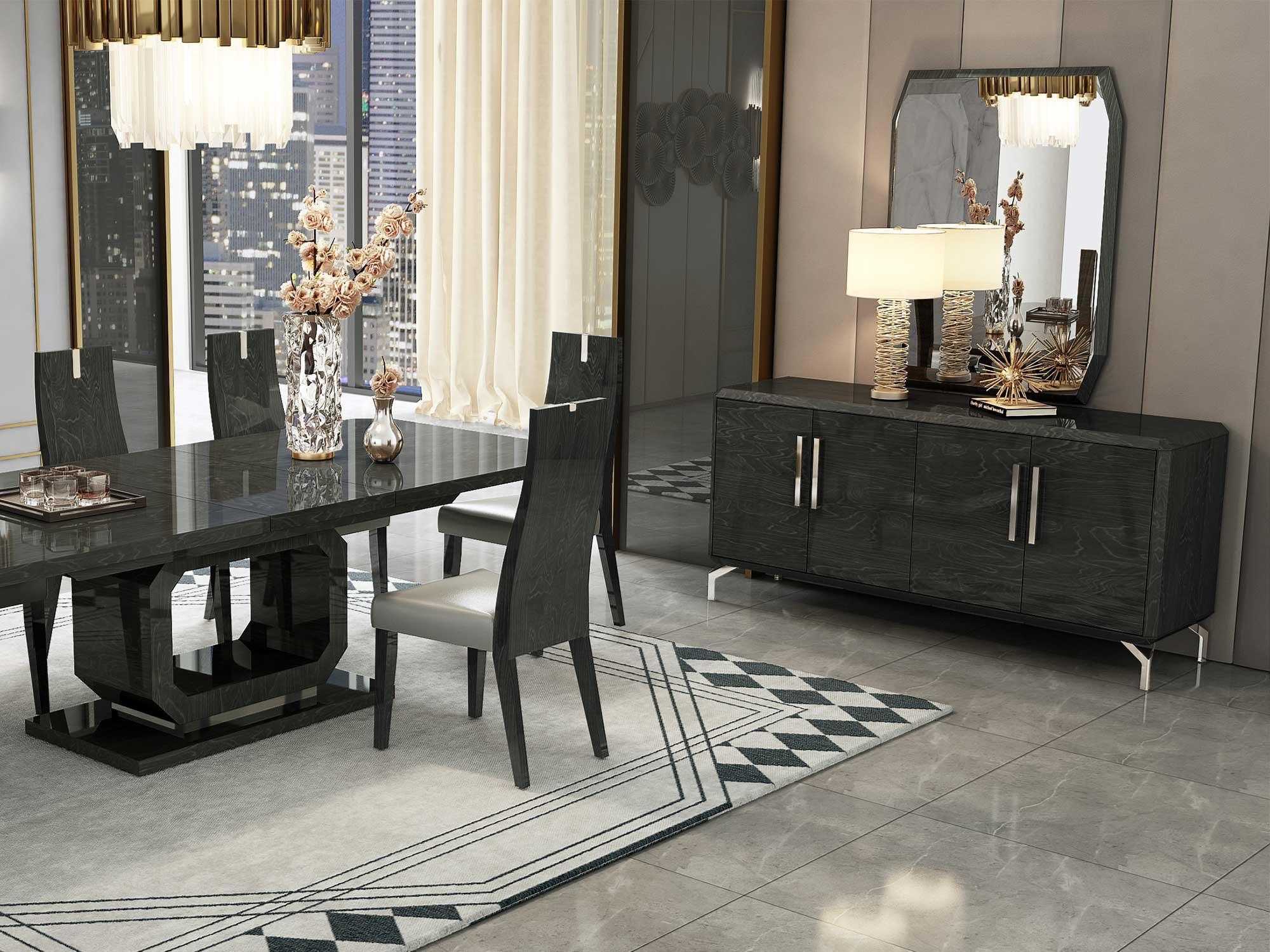 Madison Buffet Grey - Euro Living Furniture