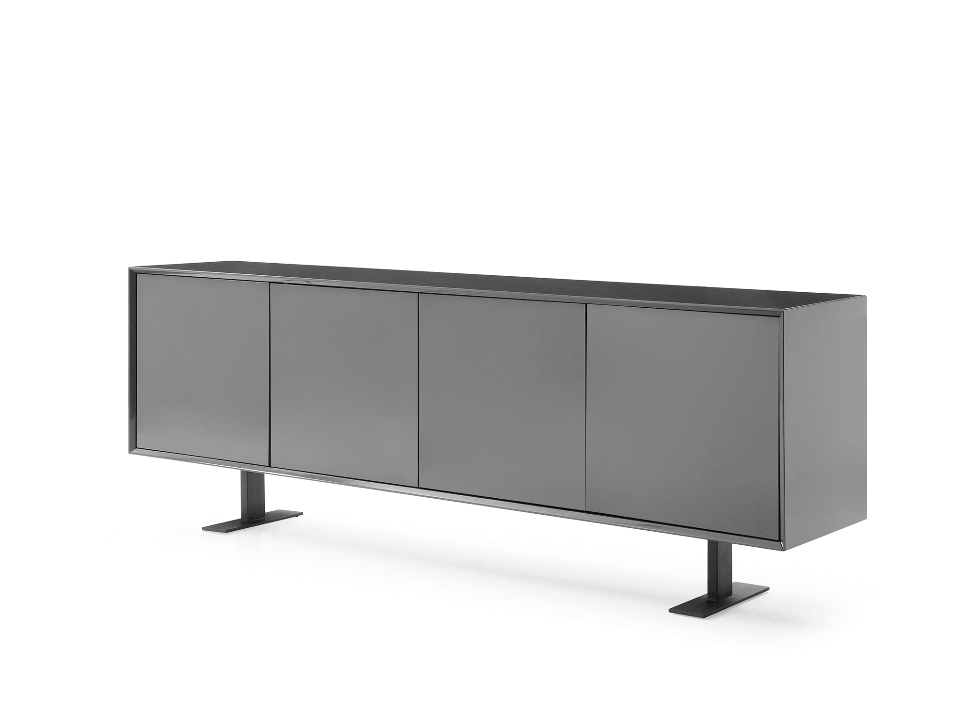 Leesa Buffet Dark Grey - Euro Living Furniture