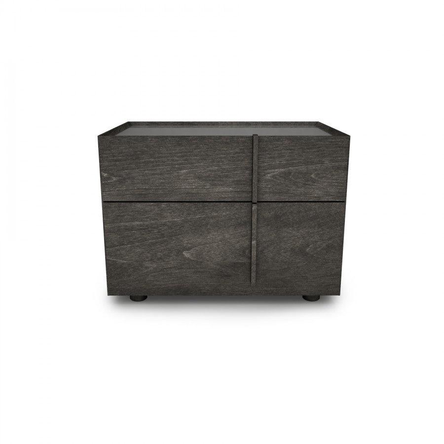 Plank Wooden Headboard Bed - Euro Living Furniture