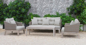 Celia Outdoor Beige Sofa Set - Euro Living Furniture