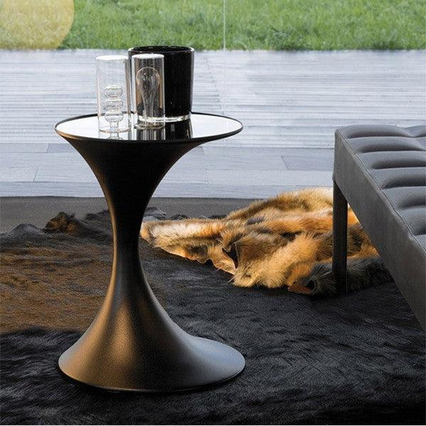Andorra Modern Round End Table - Euro Living Furniture